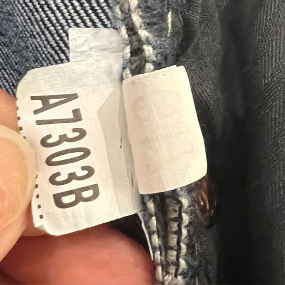 Miss Me Dark Denim Jeans with Unique Button Silver Sequins Detail - Picture 11 of 12